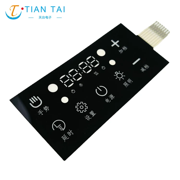 Capacitive Touch Membrane Switch For Cookhood