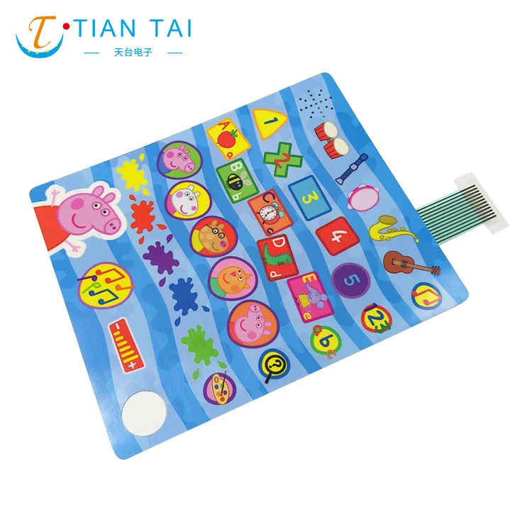 Non-Tactile Membrane Switch For Toy